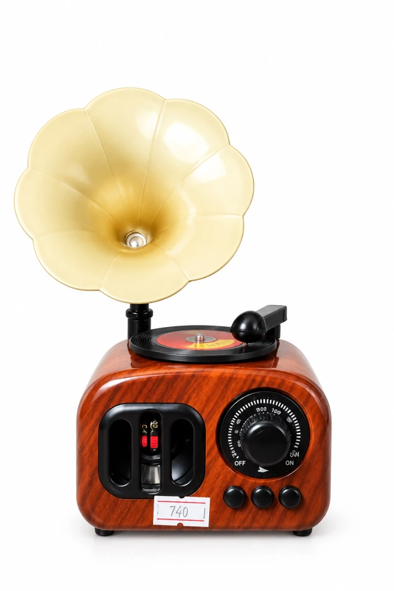 Vintage Gramophone Music Box